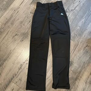 Adidas Black Baseball Pants, Adult large